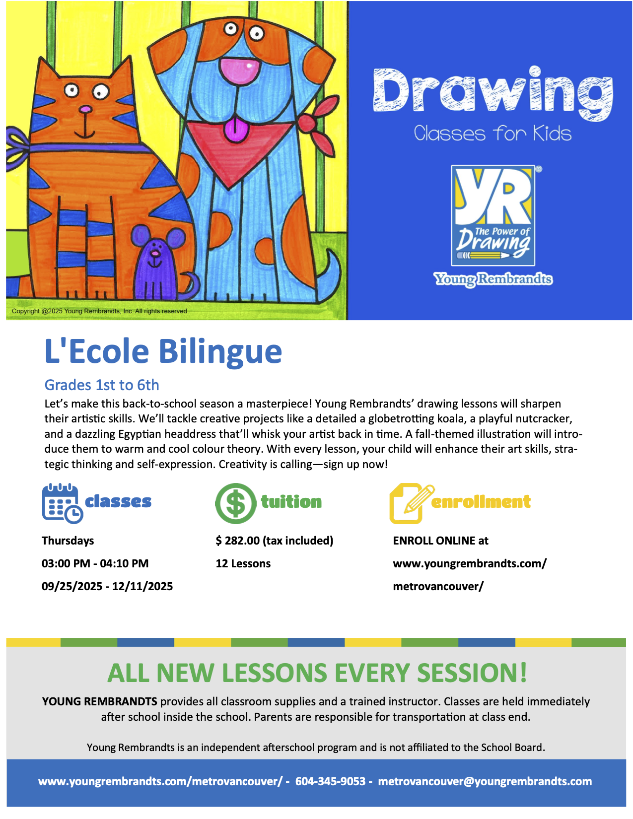 Young Rembrandts Art Classes